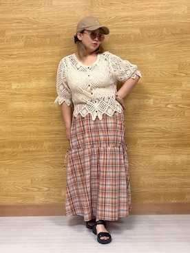 ぁむさん（レディース・151cm）の夏コーディネート