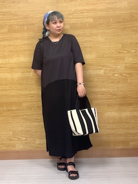 「SHOO・LA・RUE（シューラルー）のアイテム（ワンピース/ドレス）」を使った、ぁむさん（レディース・151cm）の夏コーディネート
