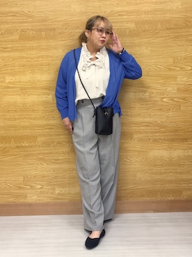 「DRESKIP（ドレスキップ）のアイテム（パンツ）」を使った、ぁむさん（レディース・151cm）の夏コーディネート