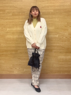 「sanrio（サンリオ）のアイテム」を使った、ぁむさん（レディース・151cm）の冬コーディネート