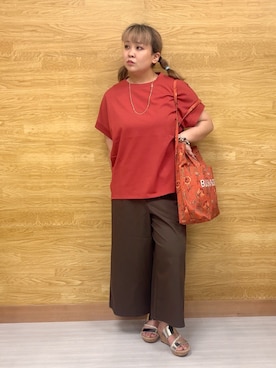 「DRESKIP（ドレスキップ）のアイテム」を使った、ぁむさん（レディース・151cm）の夏コーディネート