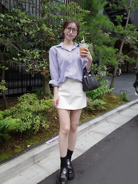 「PRADA（プラダ）のアイテム」を使った、yuyuさん（レディース・163cm）の夏コーディネート