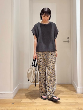 「柄物」｜imari さん（レディース・156cm）の夏コーディネート