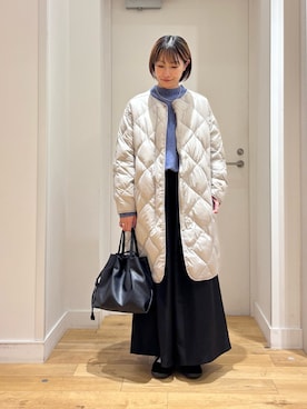 「アイテム（その他アウター）」を使った、yokoo さん（レディース・156cm・30代）の冬コーディネート