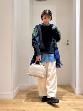 「アイテム（ブーツ）」を使った、yokoo さん（レディース・156cm・30代）の冬コーディネート