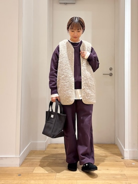 「骨格ウェーブ」｜yokoo さん（レディース・156cm）の秋コーディネート