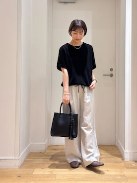 「RODE SKO（ロデスコ）のアイテム」を使った、yokoo さん（レディース・156cm）の夏コーディネート