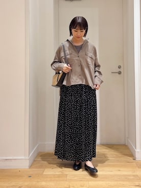 「アイテム（バッグ）」を使った、yokoo さん（レディース・156cm・30代）の秋コーディネート