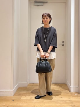 「URBAN RESEARCH DOORS(アーバンリサーチドアーズ)のアイテム(ネックレス)」を使った、yokoo さん(レディース・156cm)の秋コーディネート