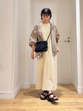 「URTECH」｜「アイテム（ワンピース/ドレス）」を使った、imari さん（レディース・156cm）の春コーディネート