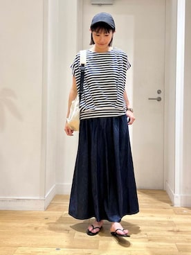 yokoo さん（レディース・156cm）の夏コーディネート