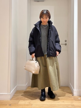 「アイテム（その他アウター）」を使った、yokoo さん（レディース・156cm）の秋コーディネート