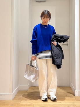 「アイテム（テーラードジャケット）」を使った、yokoo さん（レディース・156cm・30代）の秋コーディネート