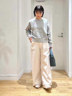 「doors」｜「アイテム（スリッポン）」を使った、yokoo さん（レディース・156cm）の冬コーディネート