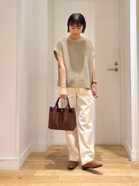 「アイテム（デニムパンツ）」を使った、yokoo さん（レディース・156cm・30代）の夏コーディネート