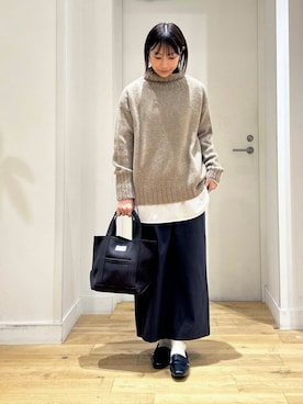 「ORCIVAL（オーシバル）のアイテム」を使った、yokoo さん（レディース・156cm）の秋コーディネート