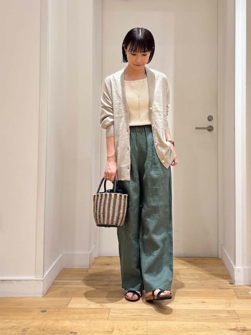 新品タグ付き【DOORS】『UVカット』リネンVネックショートカーディガン Amazon | [アーバンリサーチ ドアーズ] カーディガン 『UVカット
