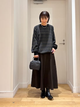 「FORK&SPOON」｜「アイテム（ブーツ）」を使った、yokoo さん（レディース・156cm）の秋コーディネート