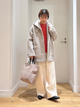 「アイテム（ジャケット/アウター）」を使った、yokoo さん（レディース・156cm）の秋コーディネート