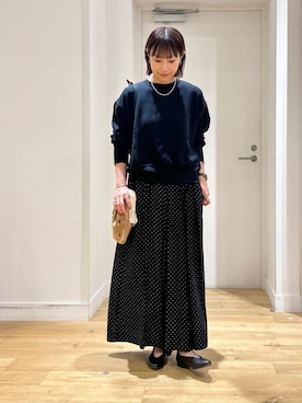 「Champion（チャンピオン）のアイテム」を使った、yokoo さん（レディース・156cm）の夏コーディネート