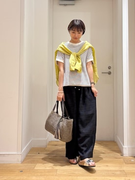 「URBAN RESEARCH DOORS(アーバンリサーチドアーズ)のアイテム(シャツ/ブラウス)」を使った、yokoo さん(レディース・156cm)の夏コーディネート
