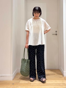 「柄物」｜imari さん（レディース・156cm）の夏コーディネート