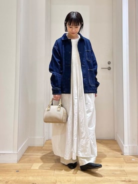 「newarrival」｜「アイテム（カバーオール）」を使った、imari さん（レディース・156cm）の冬コーディネート