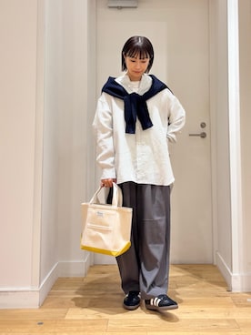 「アイテム（バッグ）」を使った、yokoo さん（レディース・156cm・30代）の秋コーディネート