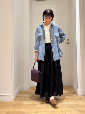 「アイテム（スカート）」を使った、yokoo さん（レディース・156cm・30代）の夏コーディネート