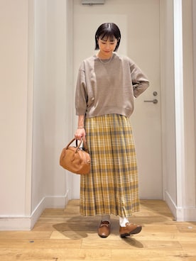 「URBAN RESEARCH DOORS WOMENS」｜「アイテム（パンプス）」を使った、yokoo さん（レディース・156cm）の秋コーディネート