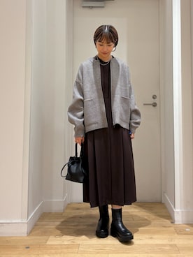 「アイテム（ブーツ）」を使った、yokoo さん（レディース・156cm・30代）の秋コーディネート