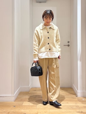 「アイテム（パンプス）」を使った、yokoo さん（レディース・156cm）の秋コーディネート