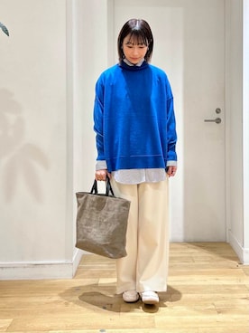 「doors」｜「アイテム（スリッポン）」を使った、yokoo さん（レディース・156cm）の秋コーディネート