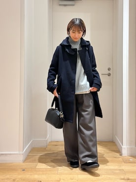 「URBAN RESEARCH DOORS WOMENS」｜「アイテム（ジャケット/アウター）」を使った、yokoo さん（レディース・156cm）の冬コーディネート