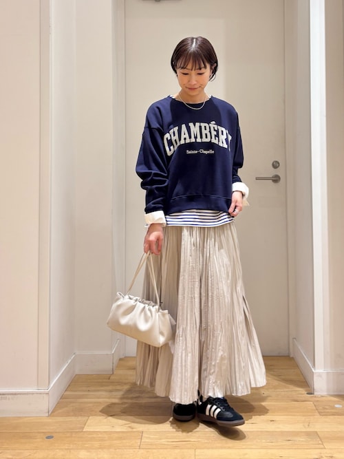 【ミント】カレッジロゴ刺繍スウェット セール】カレッジロゴ刺繍スウェット（スウェット）｜URBAN RESEARCH