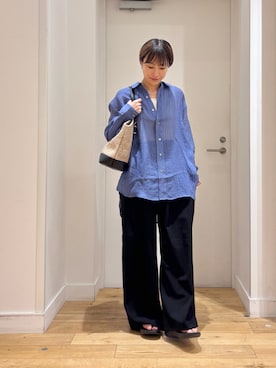 「RODE SKO（ロデスコ）のアイテム」を使った、yokoo さん（レディース・156cm）の夏コーディネート