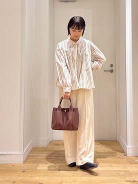 「アイテム（パンプス）」を使った、yokoo さん（レディース・156cm・30代）の夏コーディネート