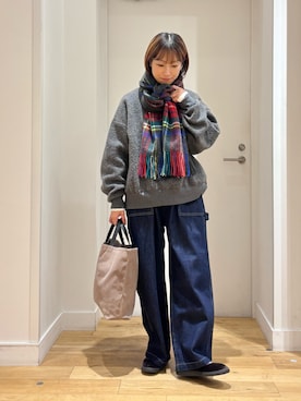 「アイテム（その他シューズ）」を使った、yokoo さん（レディース・156cm・30代）の冬コーディネート