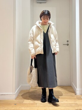 「アイテム（ワンピース/ドレス）」を使った、yokoo さん（レディース・156cm・30代）の秋コーディネート