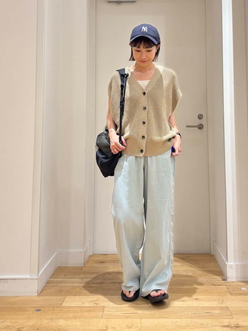 別注』Wrangler×EKAL ライトデニムリラックスバギーパンツ