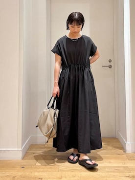 「アイテム（ワンピース）」を使った、imari さん（レディース・156cm）の夏コーディネート