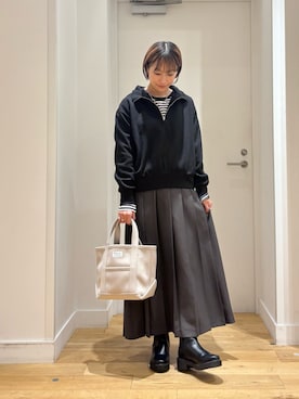 「アイテム（ブーツ）」を使った、yokoo さん（レディース・156cm・30代）の秋コーディネート
