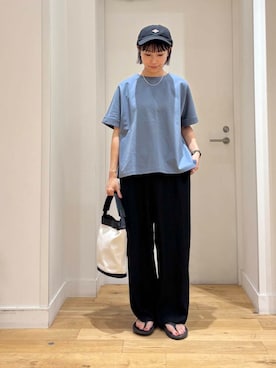 「OOFOS（ウーフォス）のアイテム」を使った、imari さん（レディース・156cm）の夏コーディネート