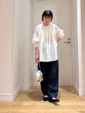 「アイテム（シャツ/ブラウス）」を使った、yokoo さん（レディース・156cm・30代）の夏コーディネート