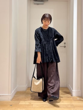 「URBAN RESEARCH DOORS（アーバンリサーチドアーズ）のアイテム（トートバッグ）」を使った、yokoo さん（レディース・156cm）の夏コーディネート