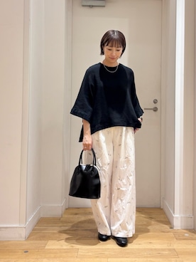 「かぐれ（カグレ）のアイテム」を使った、yokoo さん（レディース・156cm）の夏コーディネート