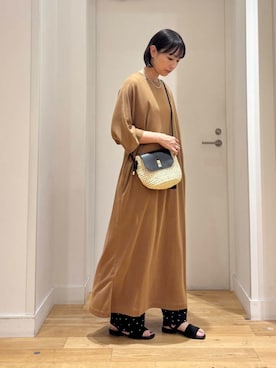 「アイテム（ワンピース/ドレス）」を使った、imari さん（レディース・156cm）の夏コーディネート