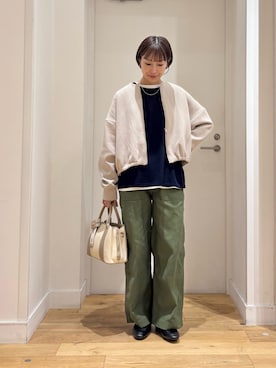 「RODE SKO（ロデスコ）のアイテム（バッグ）」を使った、yokoo さん（レディース・156cm）の秋コーディネート