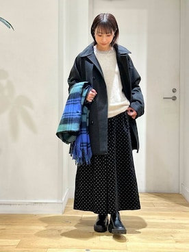 「doors」｜「アイテム（ピーコート）」を使った、yokoo さん（レディース・156cm）の秋コーディネート