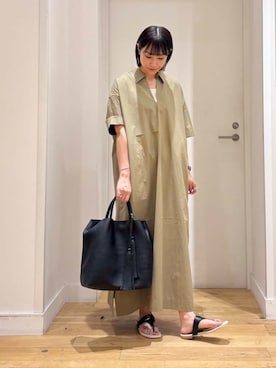 「帰省コーデ」｜「アイテム（ワンピース/ドレス）」を使った、imari さん（レディース・156cm）の夏コーディネート
